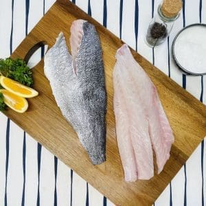 Groper - Fillets, Skin On, Bone Out, Scaled