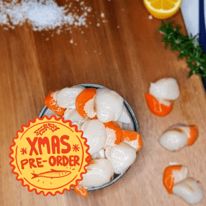 XMAS PRE-ORDER: Tasmanian Scallops (AUS) Frozen - 500g