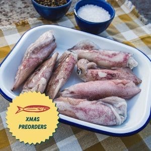 XMAS PRE-ORDER: Whole Baby Squid (1kg)
