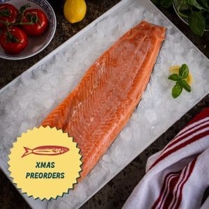 XMAS PRE-ORDER: Norwegian Salmon Full Side Fillet (Bone Out)